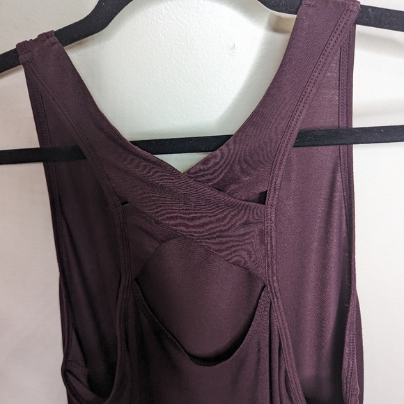 Athleta Crossback Maroon Tank Medium EUC - Picture 4 of 5